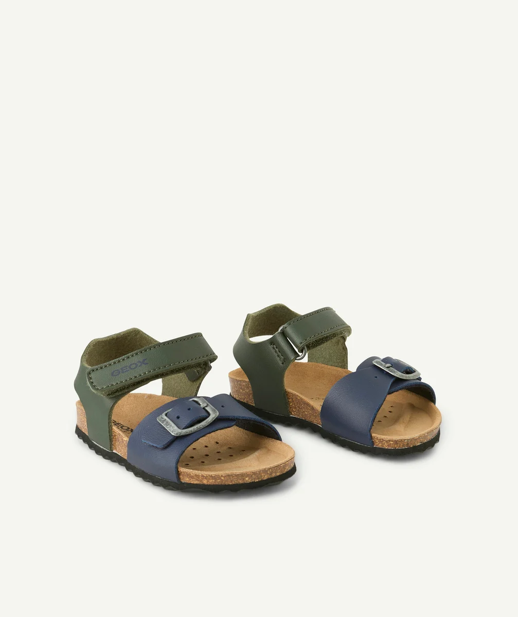 GEOXsandales ouvertes bébé garçon chalki vert et bleu