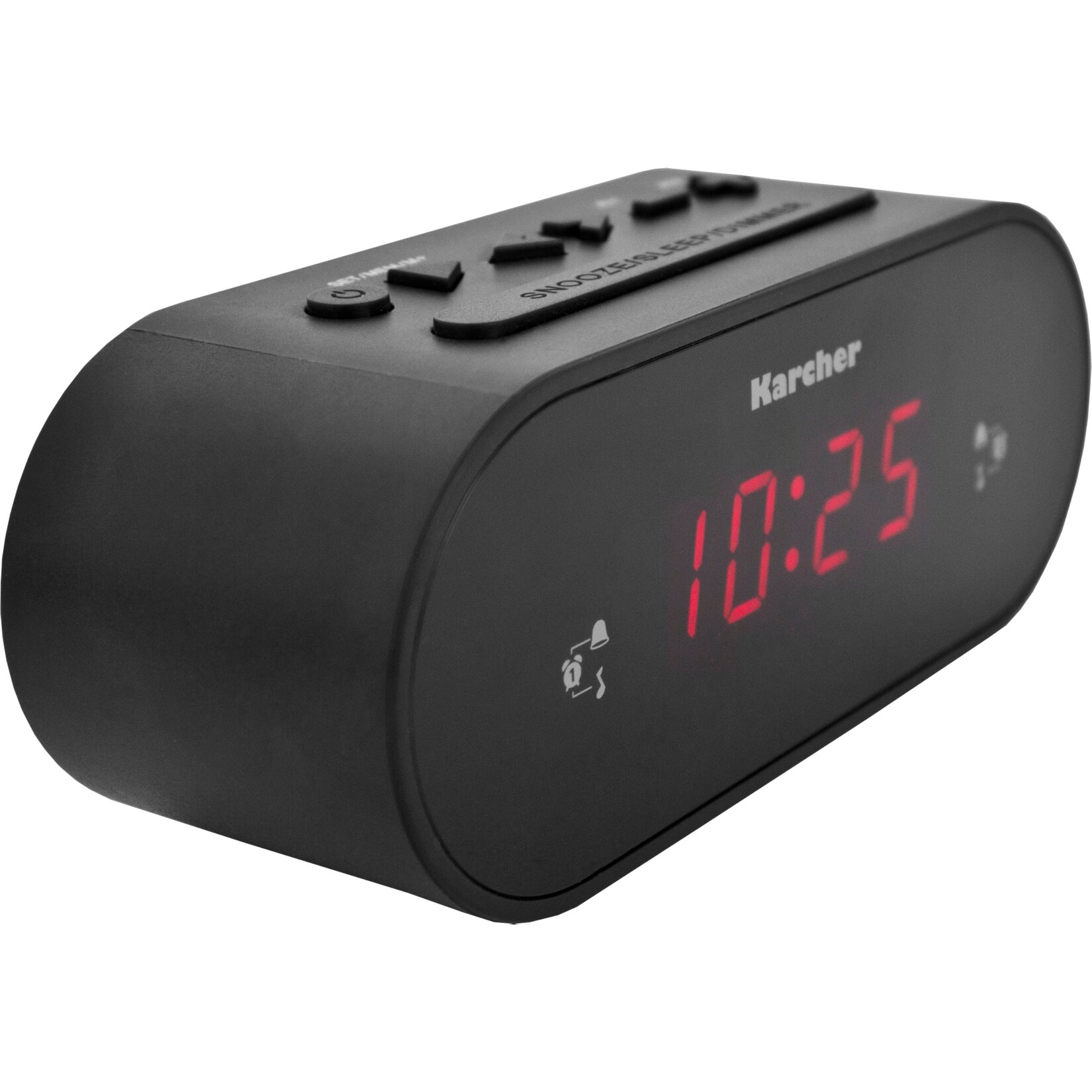 Karcher UR1030 Uhrenradio mit PLL-Radio, Wecker & dimmbarer Anzeige
