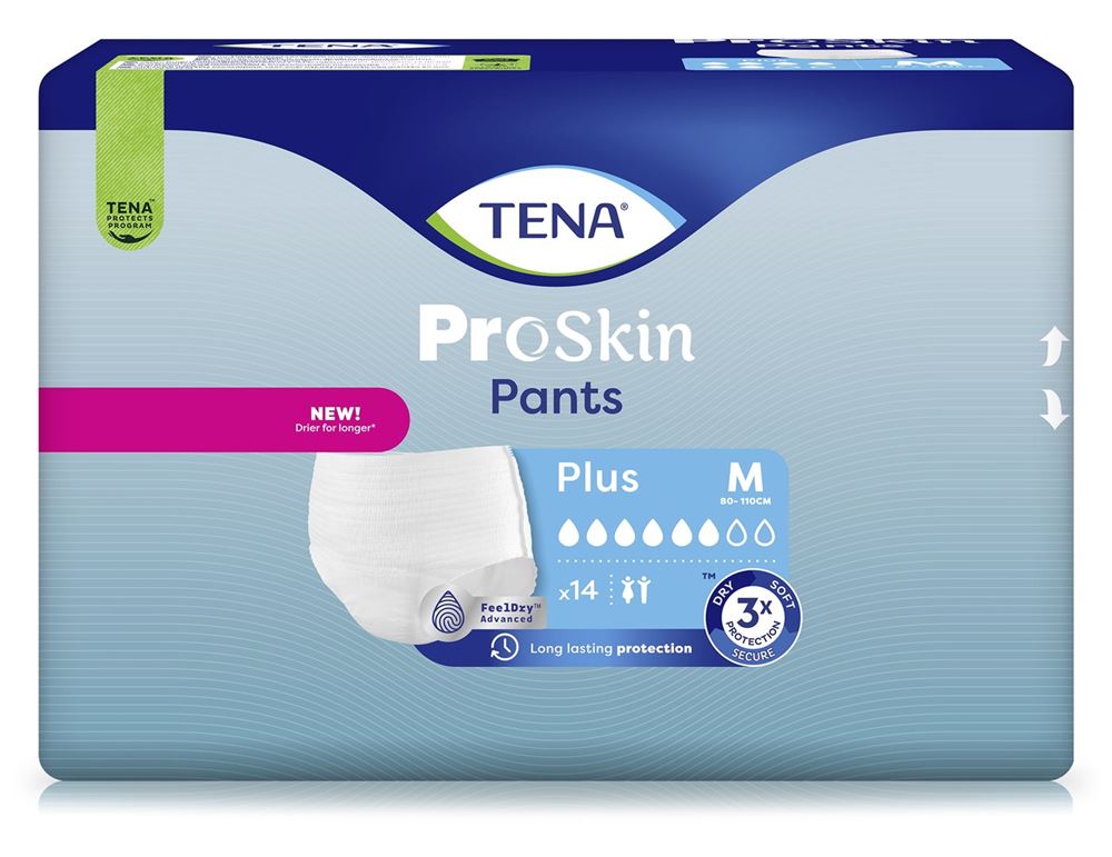 TENA Pants Plus<br>14 Stück, M 80-110cm, (neu)