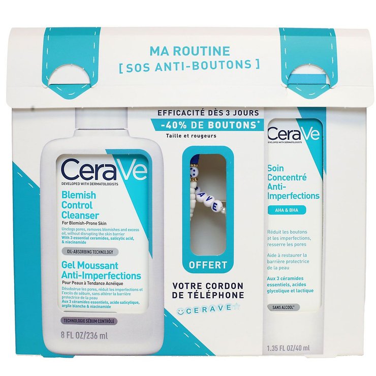 Trousse Routine anti-boutons gel 236ml et soin 40ml