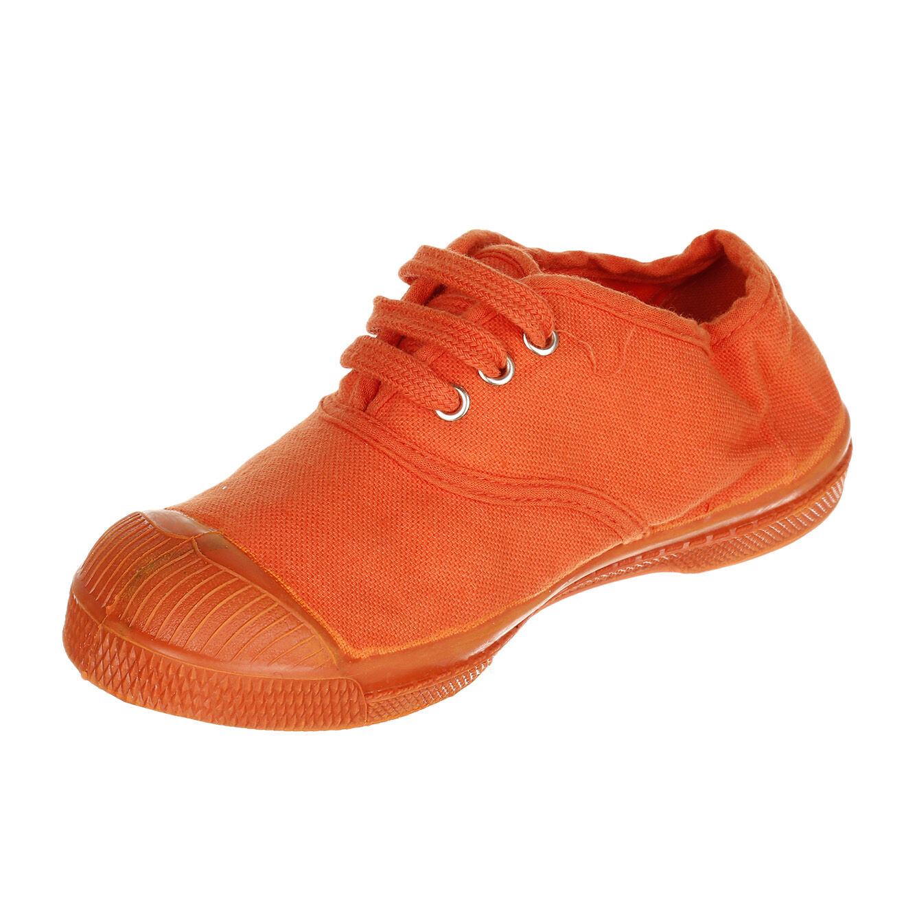 Bensimon Tennis basses Colorsole lacets orange
