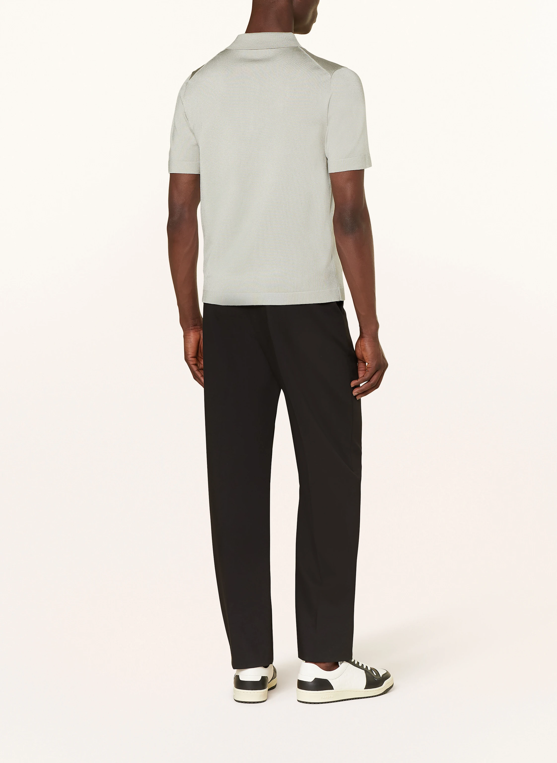SANDRO Strick-Poloshirt