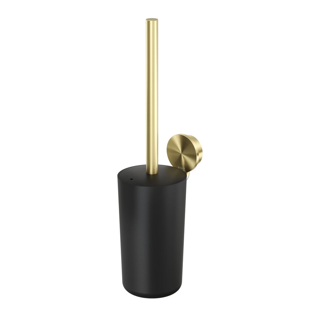 Geesa Opal toiletborstel met houder goud geborsteld