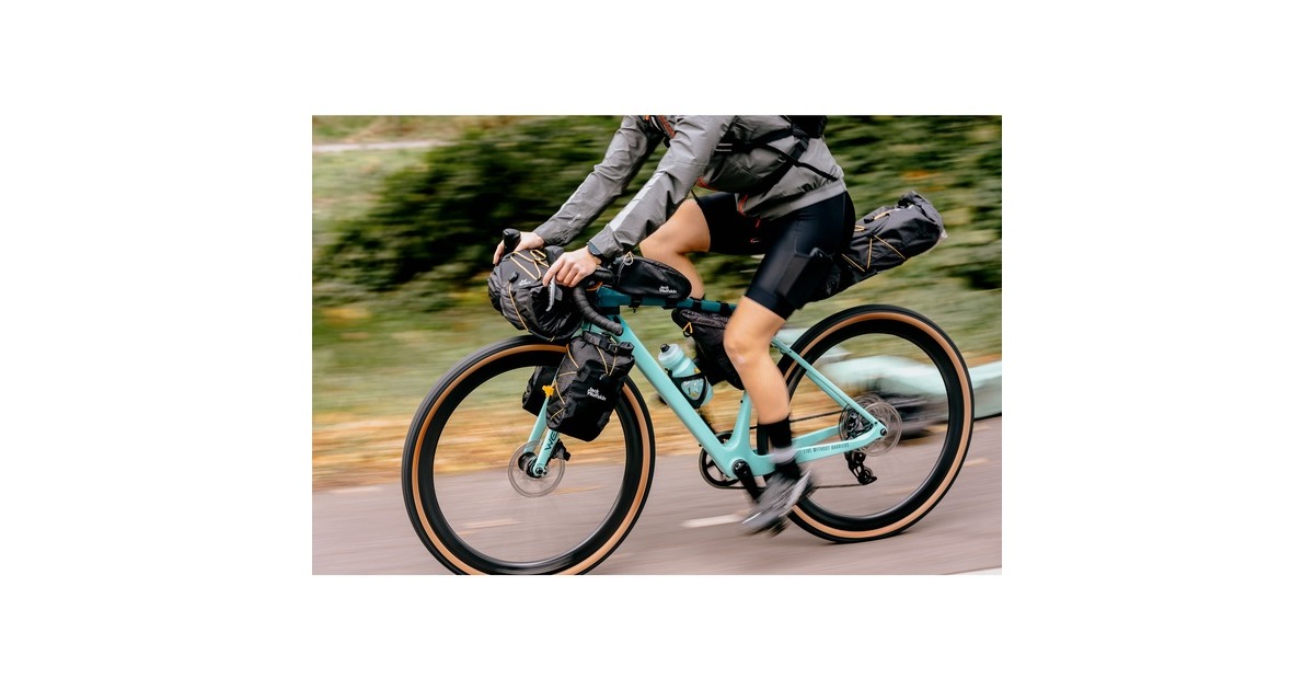 Jack WolfskinMorobbia Tube Bag fietsmand/-tas  (Zwart, 0,7 liter)