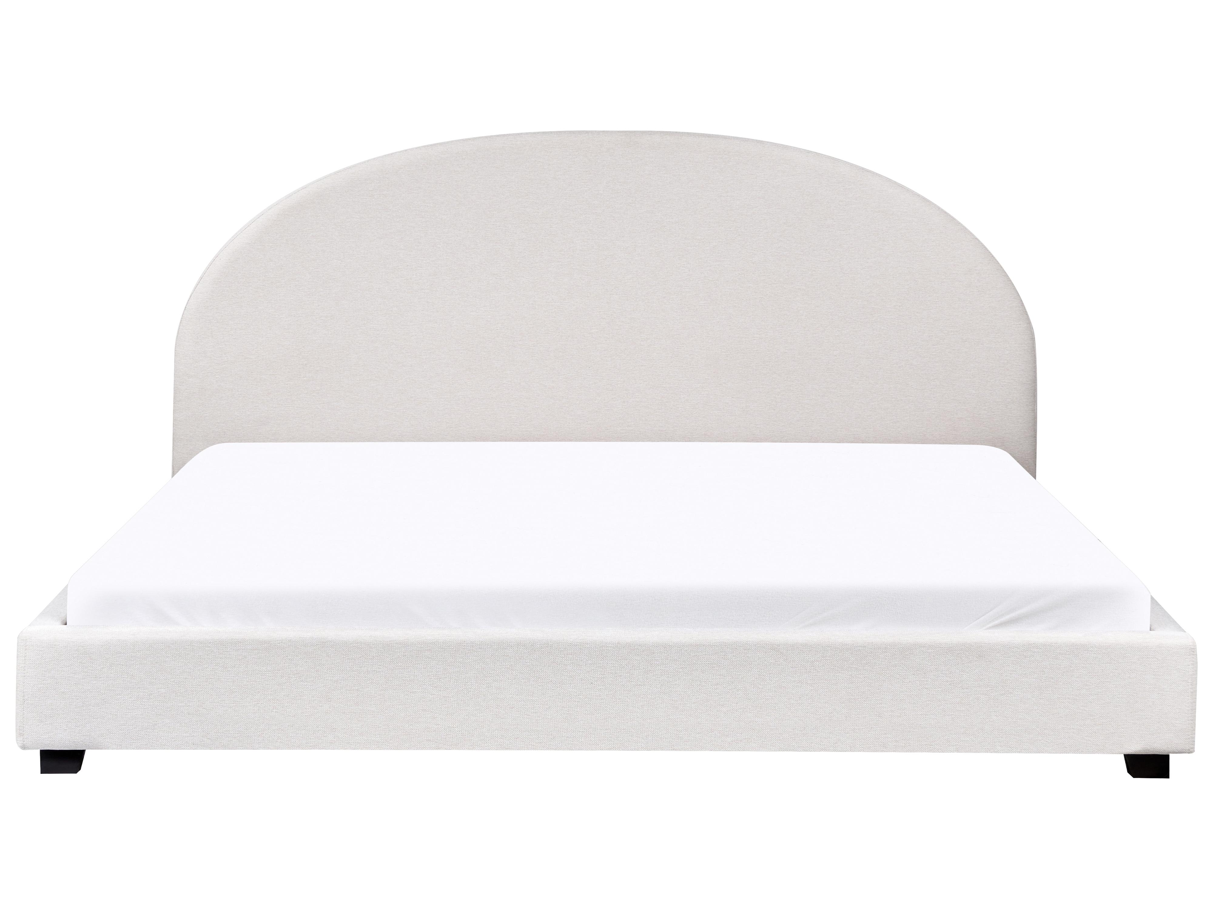 Bed Stof VAUCLUSE 180 x 200 cm Gebroken wit