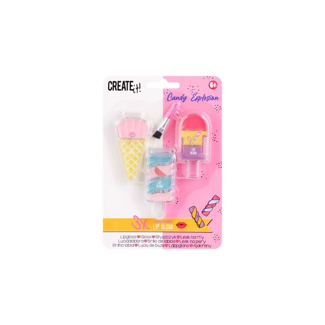 Create it! - Candy Explosion - 3er Set Lipgloss - Icecream