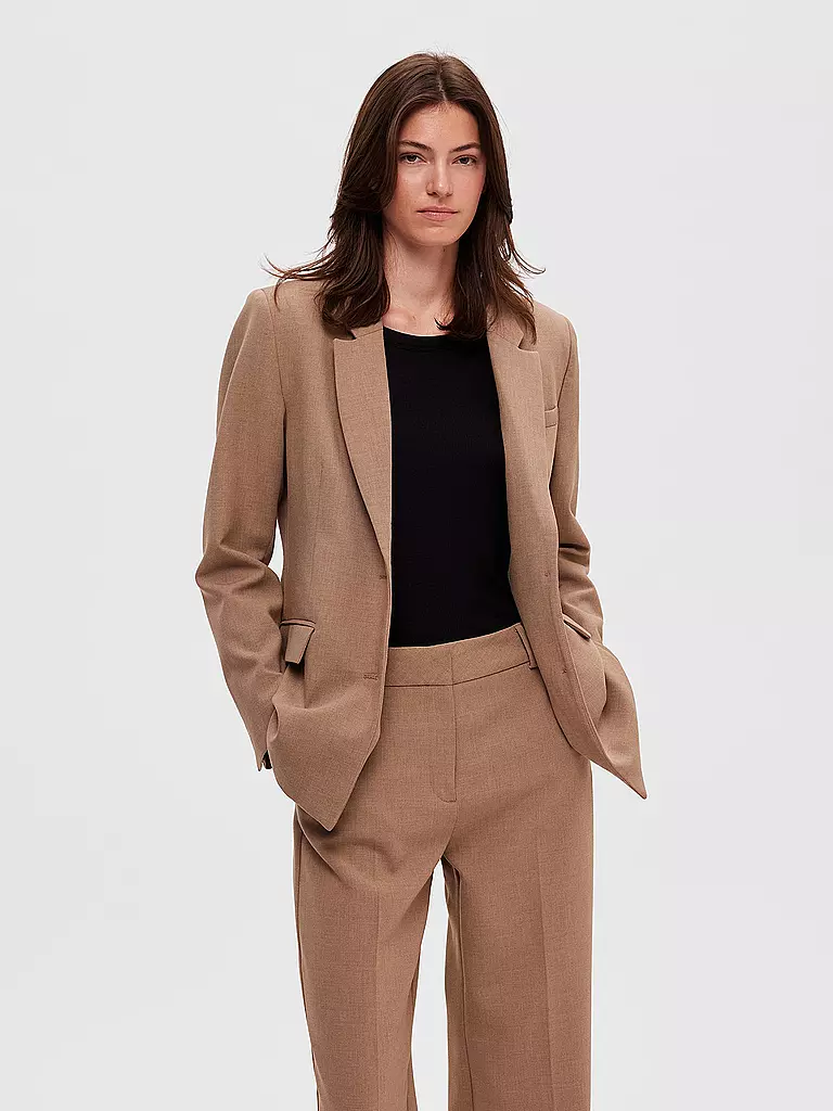 SELECTED FEMME Langarmshirt SLFDIANNA  schwarz