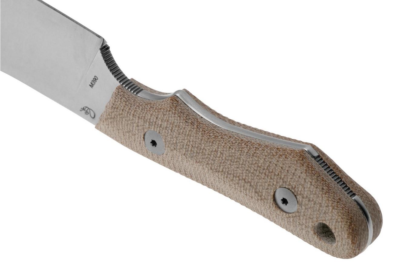 Viper Handy 2 VT4050CN Natural Canvas Micarta, vaststaand mes