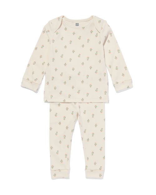 pyjama évolutif bébé côte canards blanc cassé