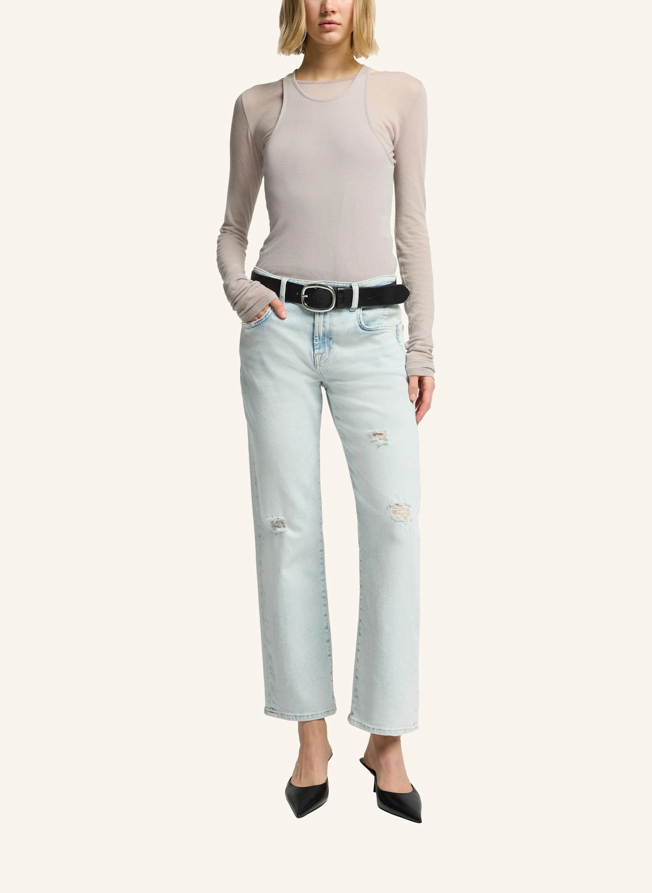 7 for all mankind Jeans CALIE STRAIGHT ANKLE Straight Fit