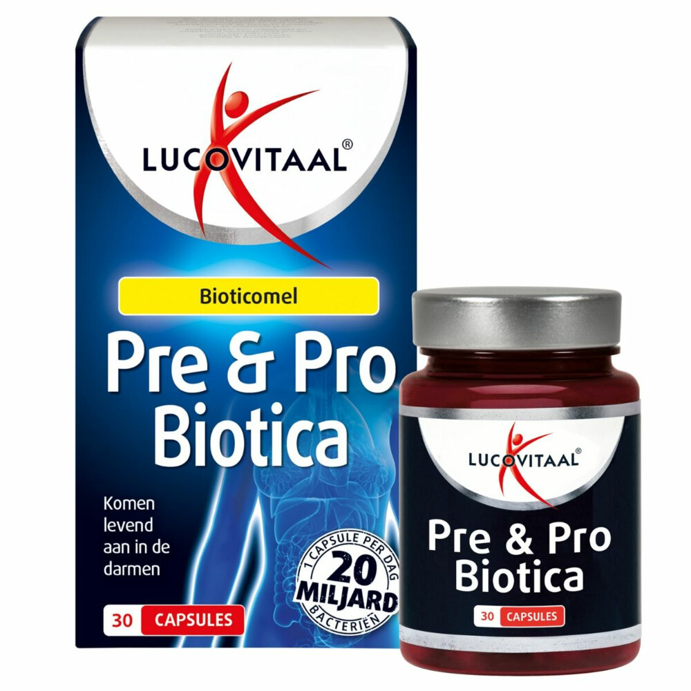 3x Lucovitaal Pre & Probiotica 30 capsules