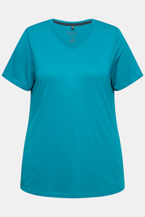 Funktionsshirt, antibakteriell, V-Ausschnitt, Halbarm
