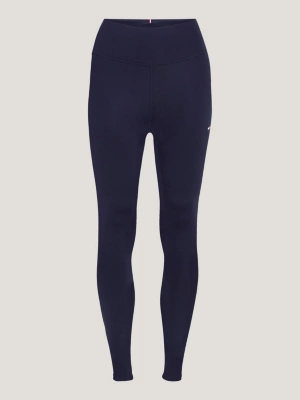Calça legging esportiva essencial, comprimento total e modelagem justa.