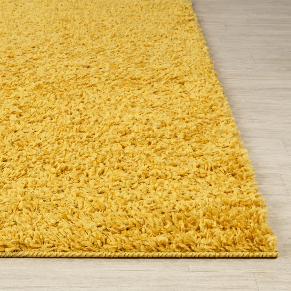 Modern hoogpolig shaggy vloerkleed, geel, 120x170 cm, LILLY