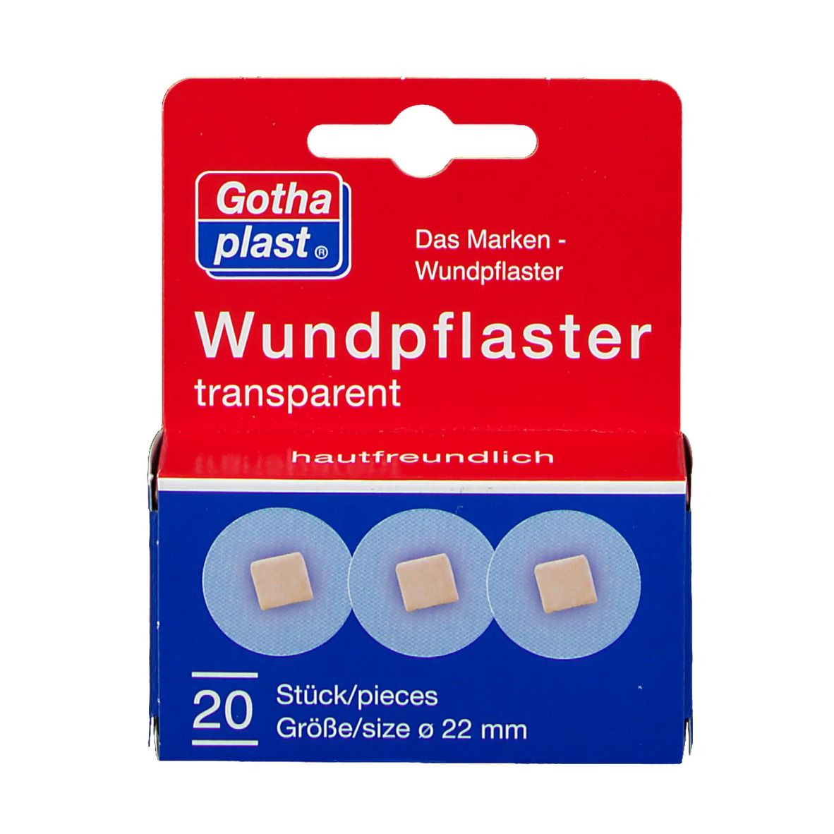 Gothaplast® Wundpflaster 22 mm transparent