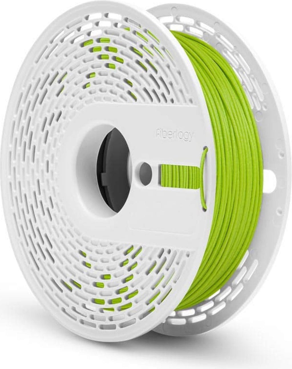 Fiberlogy  Nylon PA12+GF15 Light Green, 1,75 mm / 500 g    Nylon Filament mit der Zugabe von Glasfasern in Hellgrün