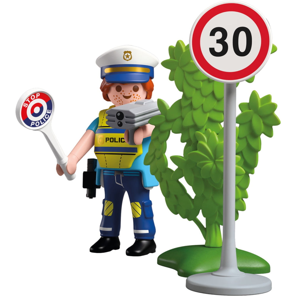 Køb Playmobil® Police Officer With Speed Detector