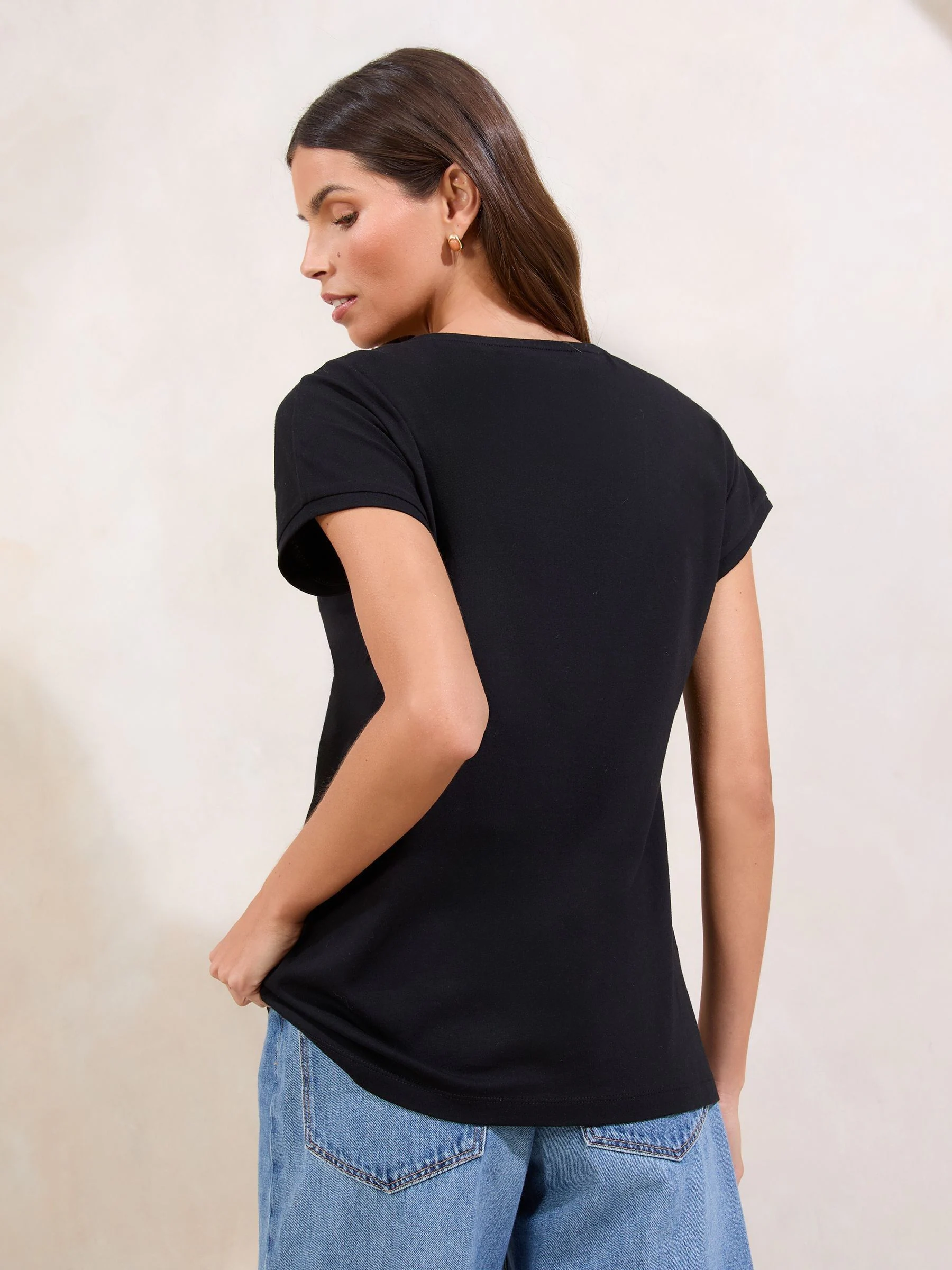 Zwart Animal - Lipsy T-shirt met ronde hals