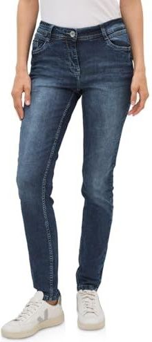 Cecil Dames Casual jeans in Blauw, Gr: 25