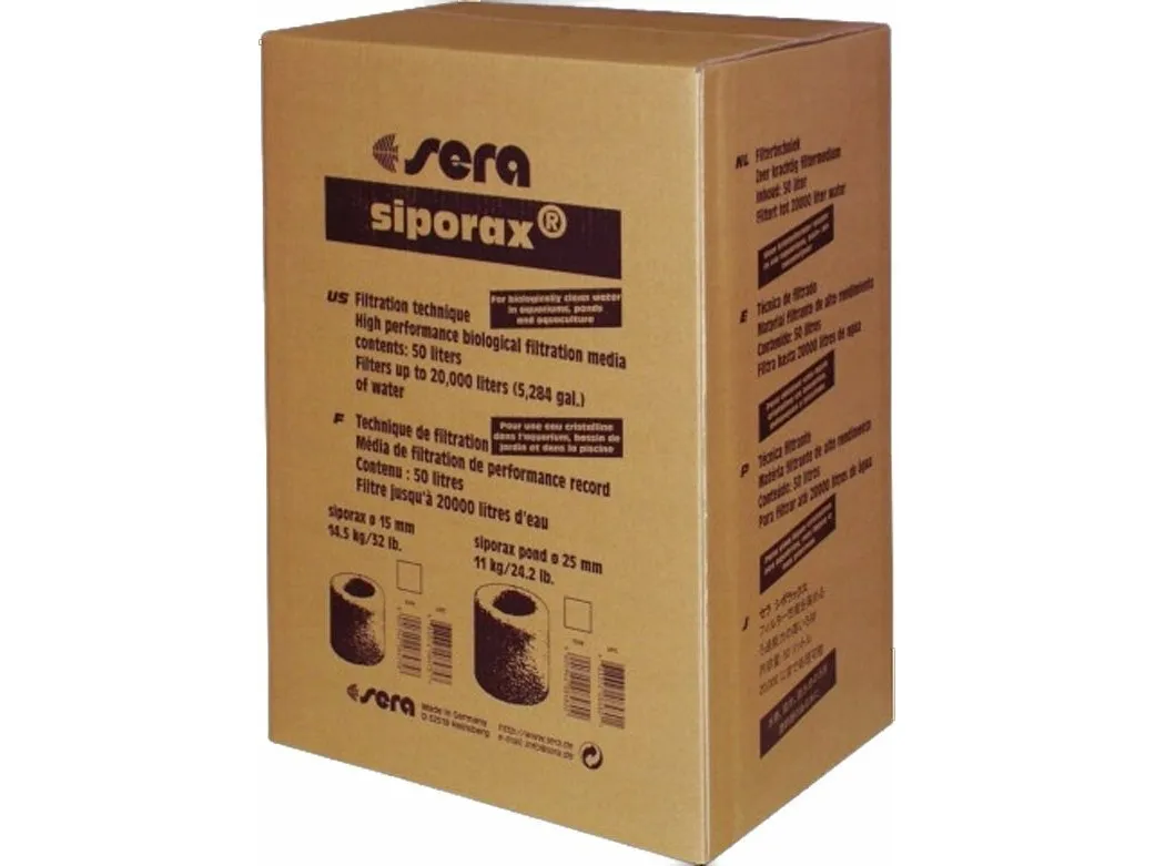 Sera Biological cartridge Siporax Professional 15 mm 14.5 kg