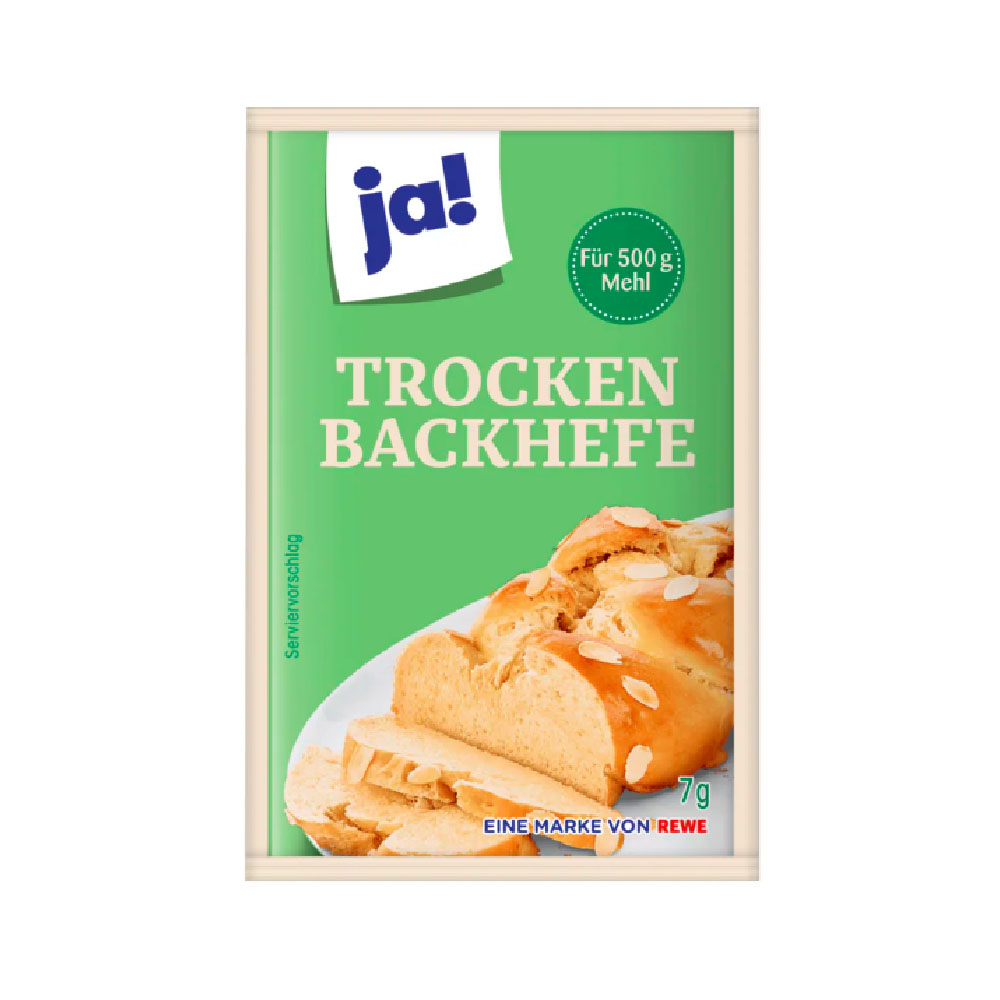 ja! Trocken Backhefe 6x7g MHD:30.4.26