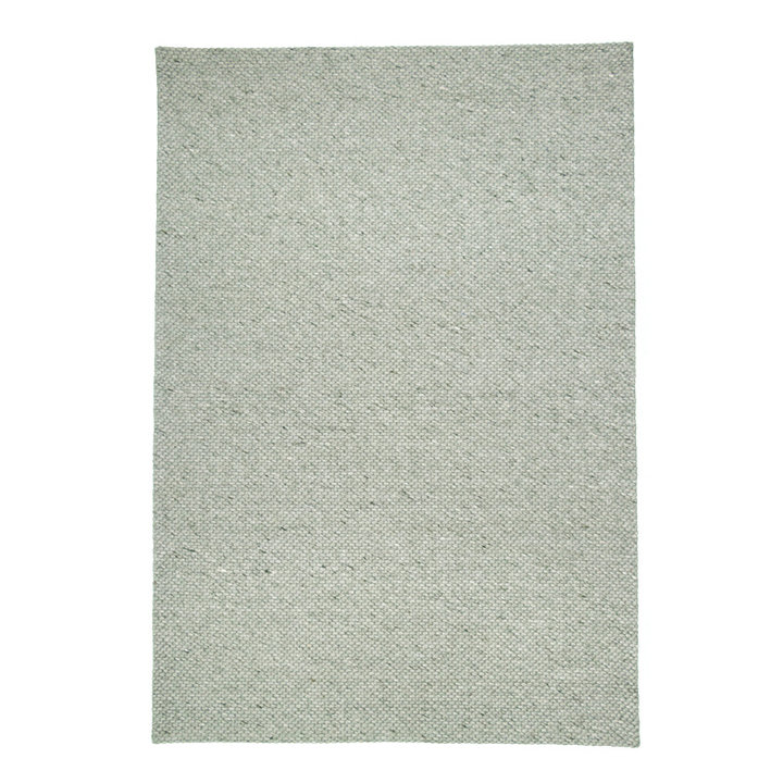 Wollen vloerkleed - Melange Mint | Lekker warm