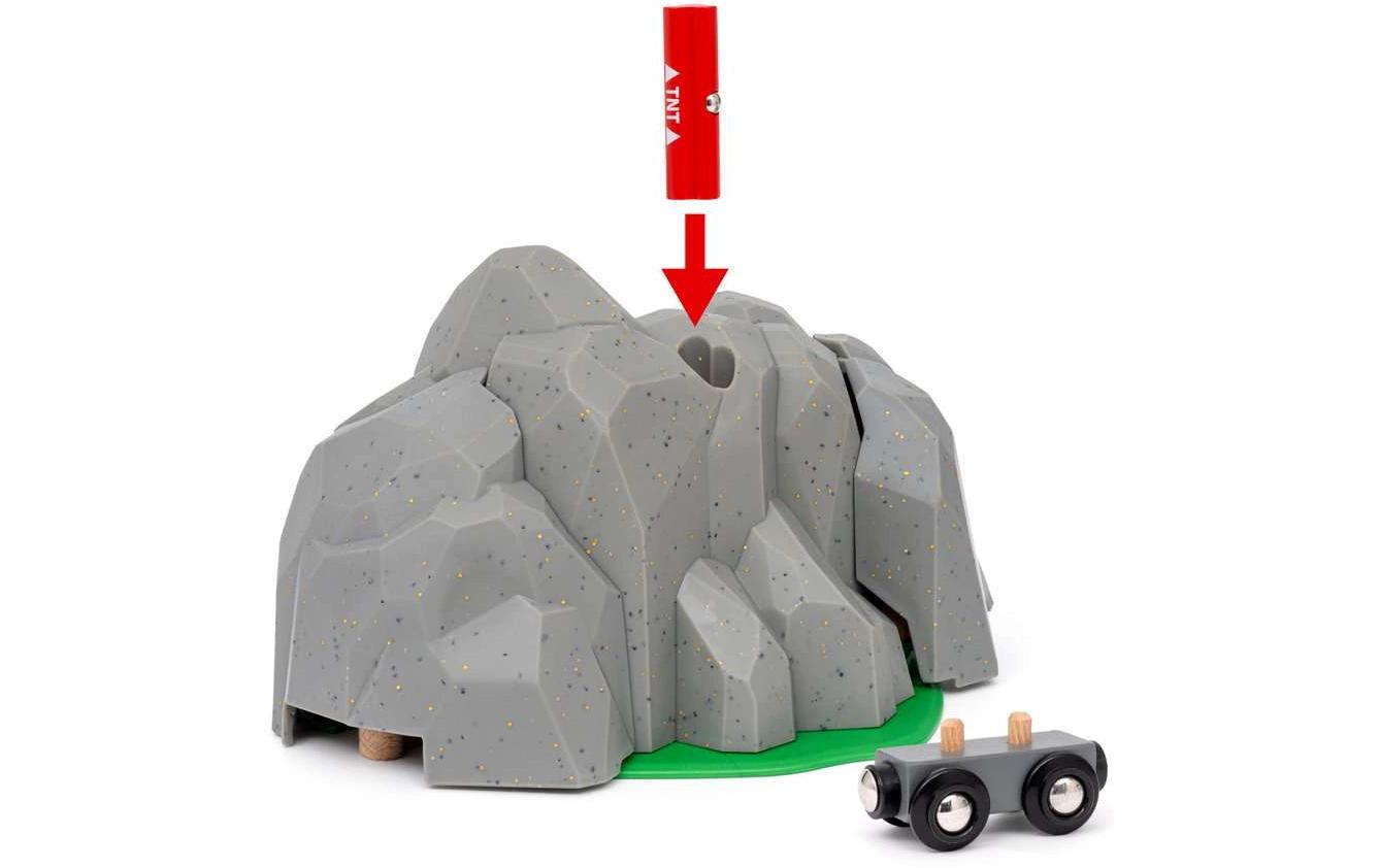BRIO World Exploding TunnelSprengtunnel mit Waggon