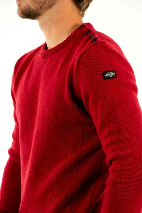 Pull hiver schott outrider1 red
