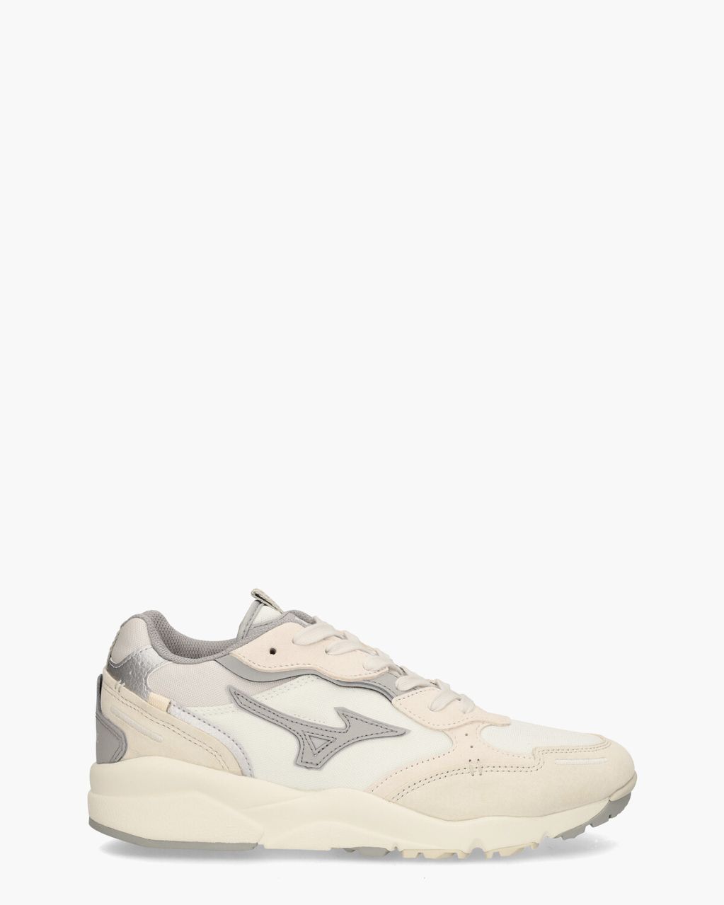 Mizuno  Sky Medal B Off-White/Zilver Herensneakers