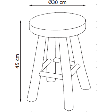 Sella stol - teak