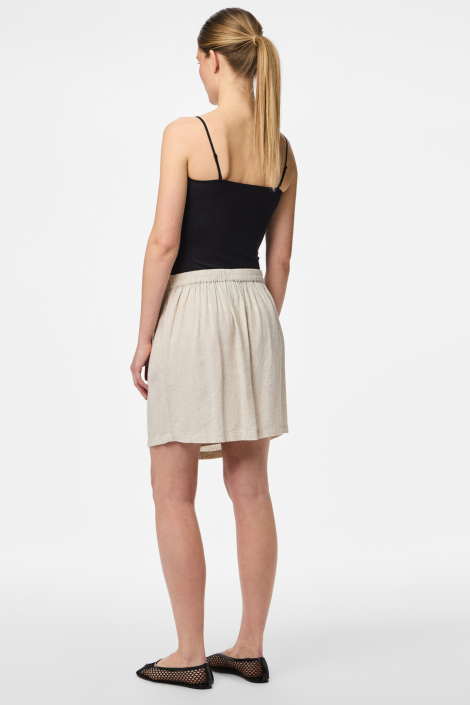 Pieces beige dames rok
