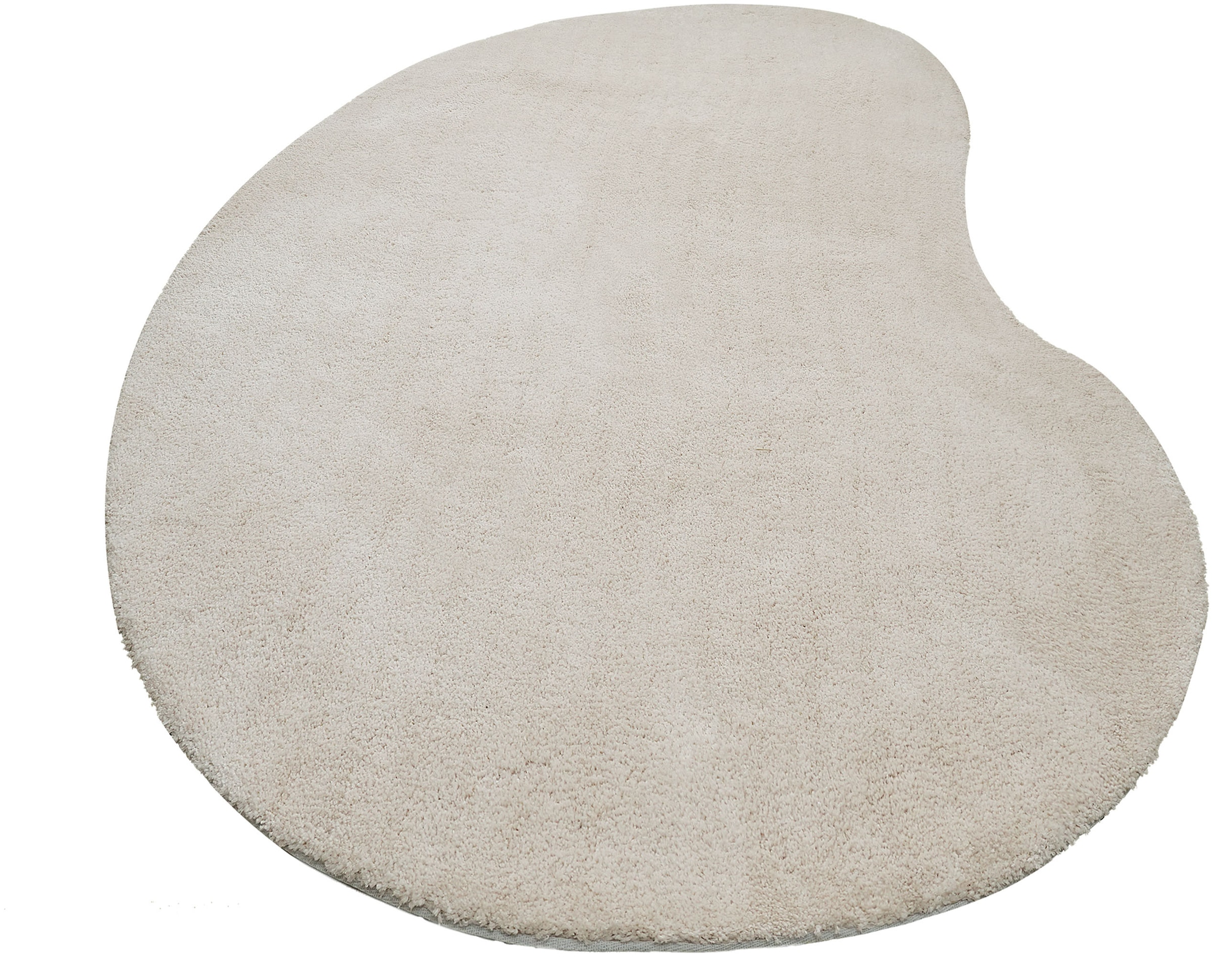 LeGer Home by Lena Gercke Hochflor-Teppich »Halrum, einfarbig, besondere Form, modern« organische Form, bean shape, kuschelig, Wohnzimmer, Schlafzimmer