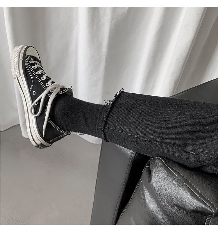 Nightbell - Cropped rechte jeans