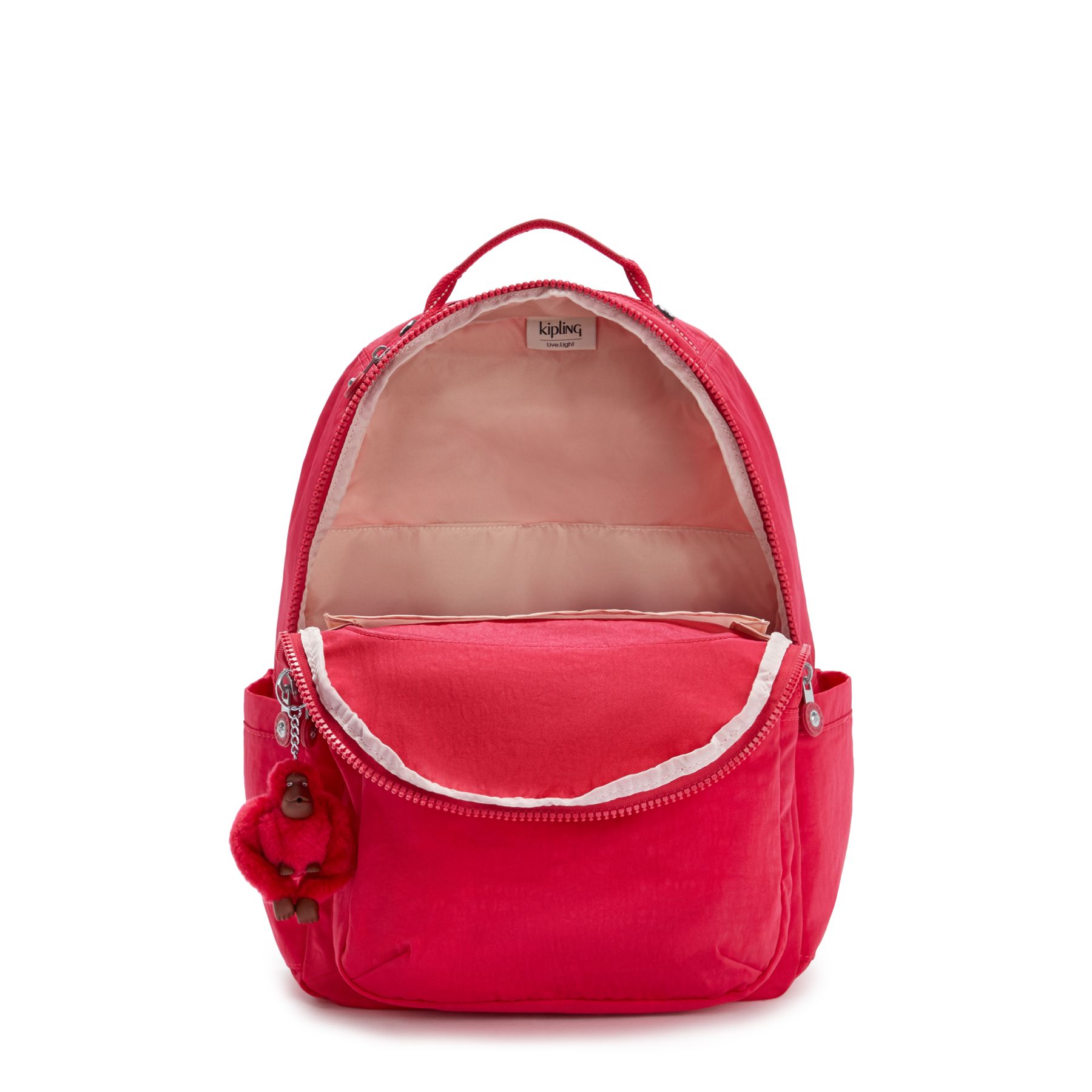 SEOUL Grand Sac à Dos avec Protection pour Ordinateur Portable - True Pink