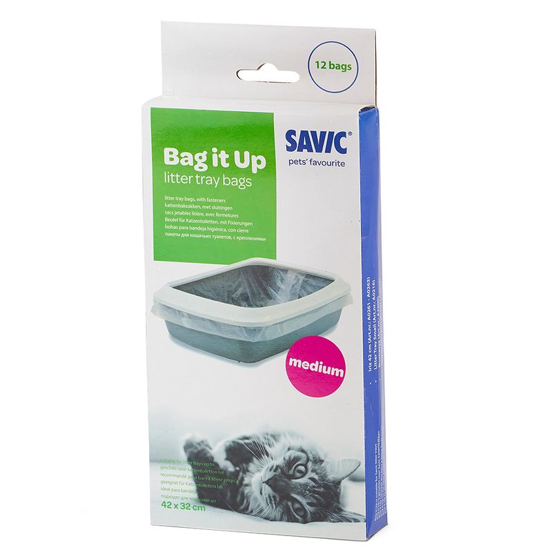 Bac à litière avec rebord Savic Iriz pour chat - 42 cm