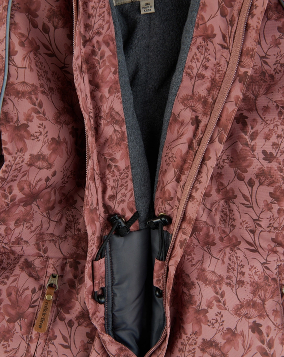 Schneeanzug FLORAL AOP in mink