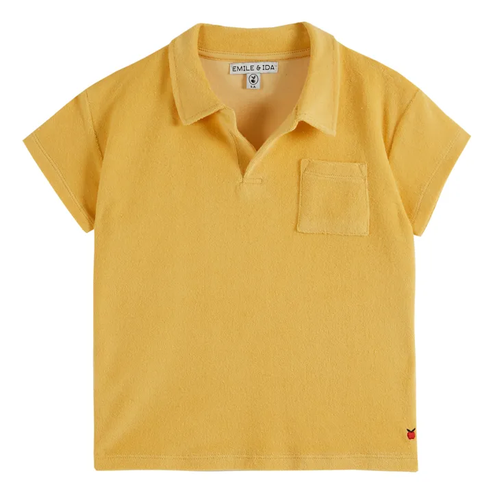 Emile et Ida Polo Eponge Uni | Jaune