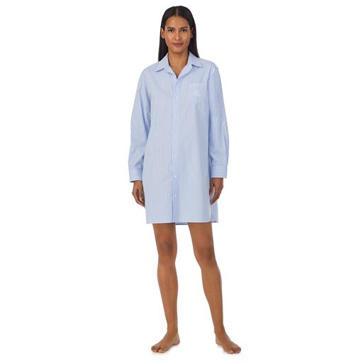 Lauren Ralph Lauren Natskjorte, Blue Stripe, S