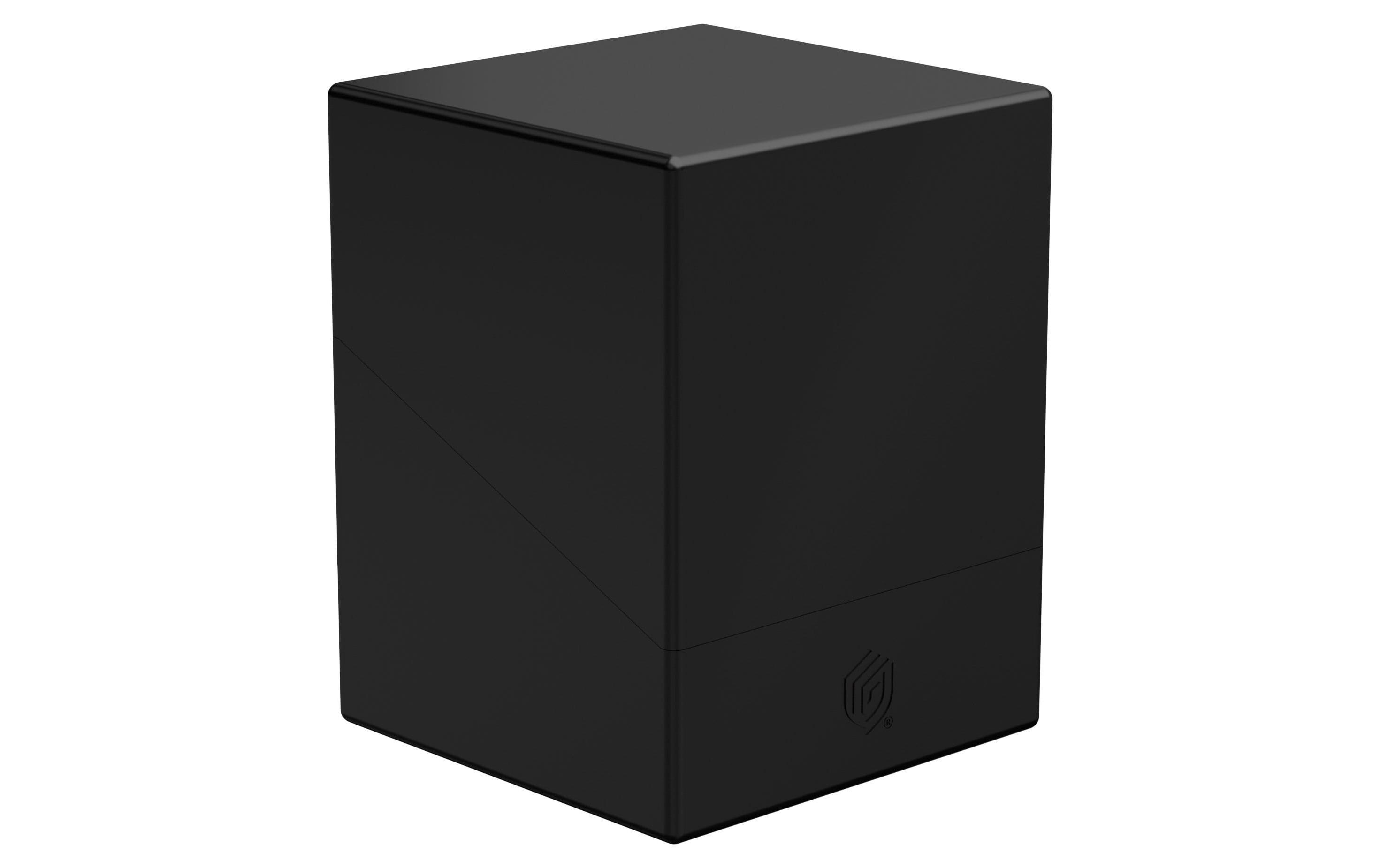 Boulder Deck Case 100+ Solid SchwarzHochwertige Aufbewahrungsbox für Karten der Standardgrösse