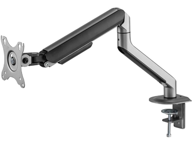 LC-Power Tischhalterung LC-EQ-A32B bis 9 kg – Schwarz Monitorarm für Monitore bis zu 32