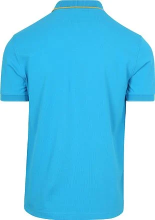 Sun68 Poloshirt Small Stripe Collar Blauw A35110-73 kopen