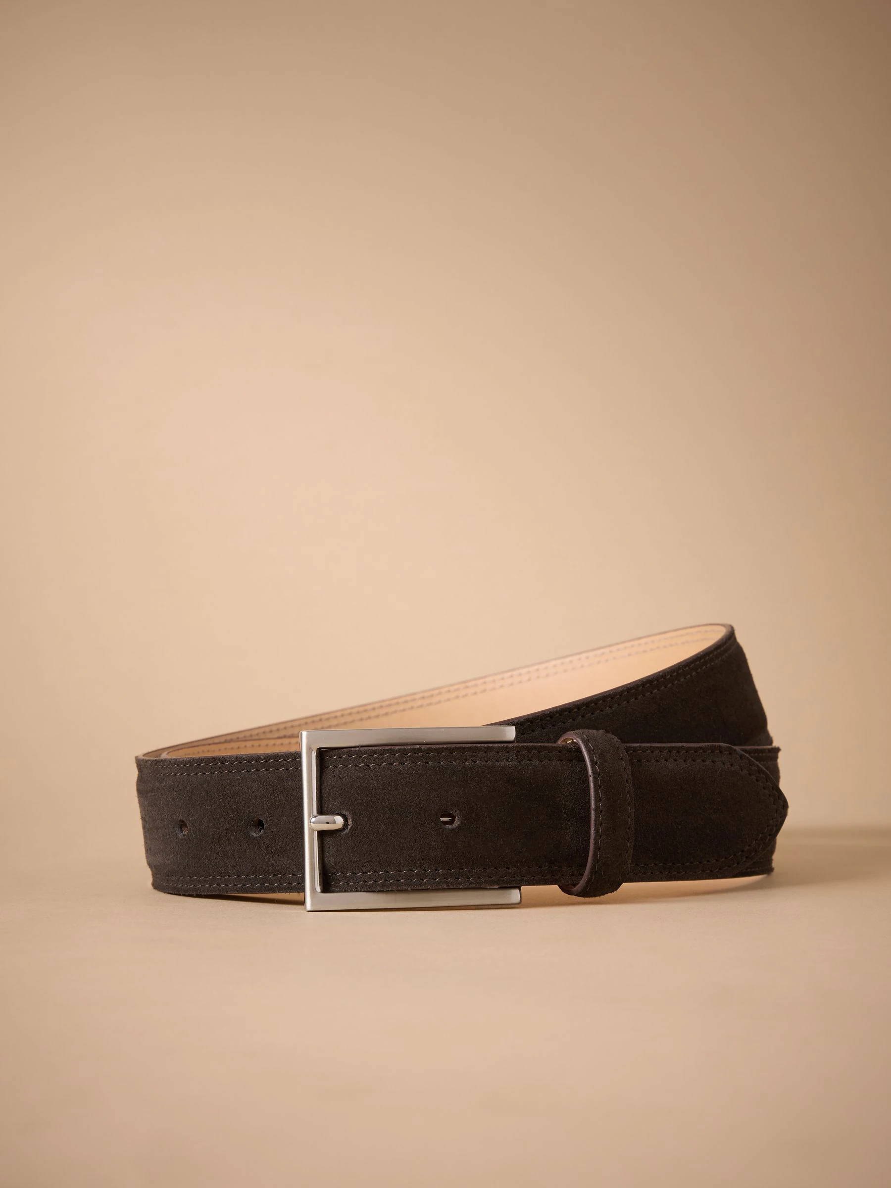 Chocoladebruin - Signature Suede Belt