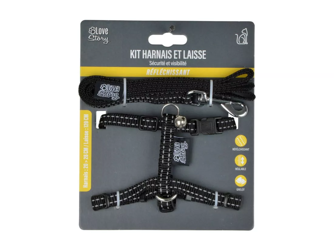 Harnais & Laisse pour Chat 