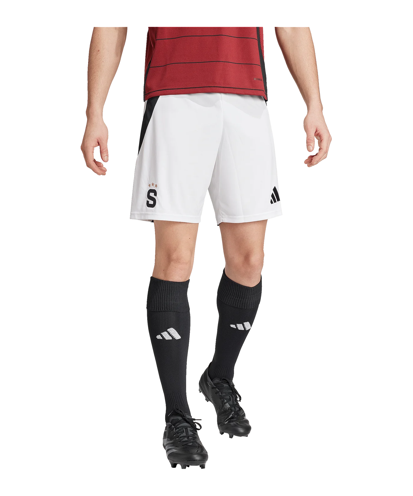 adidas Sparta Prag Short Home 2024/2025 Weiss
