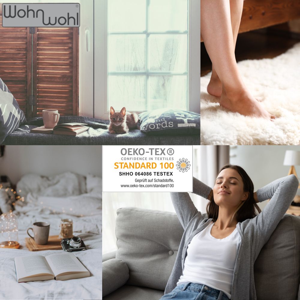WOHNWOHL® Flauschige Sherpa Kuscheldecke • Mikrofaser Wohndecke • Fleecedecke als Sofaüberwurf • Sofadecke/Tagesdecke/Wohnzimmerdecke • Teddyfleece Decke für Bett und Sofa