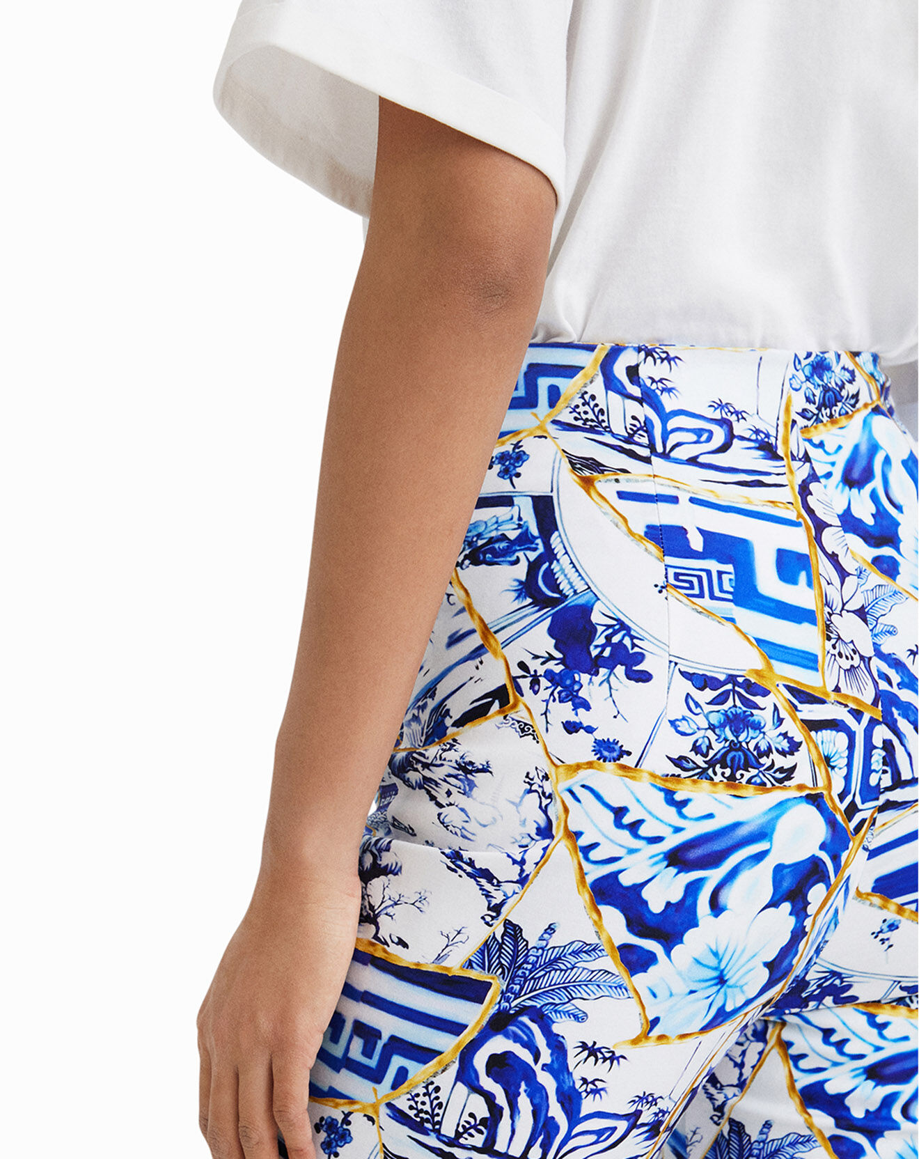 Desigual Pantalon Serena bleu