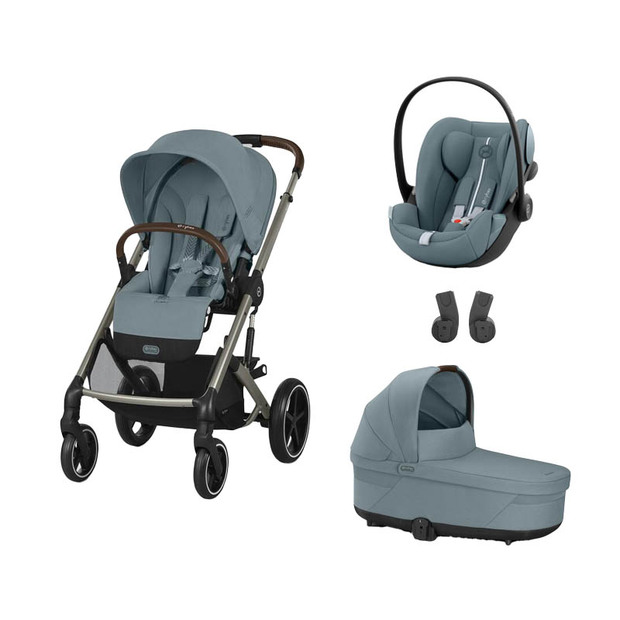 POUSSETTE TRIO Balios S Lux TPE + Cloud G I-Size + Nacelle Stormy Blue - CYBEX