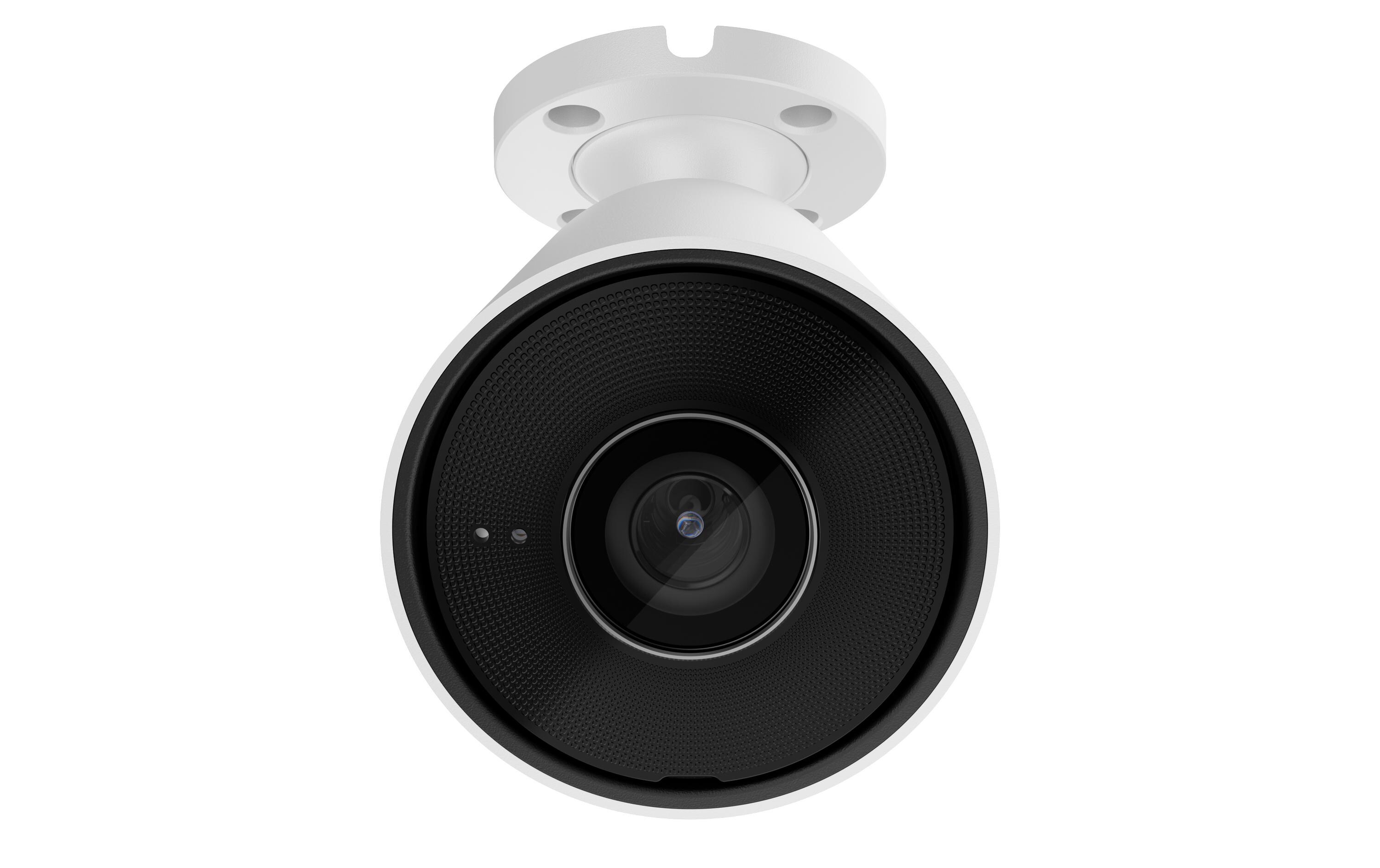 Netzwerkkamera BulletCam (8 Mp/2.8 mm) Weiss<br>Kabelgebundene IP-Überwachungskamera mit KI