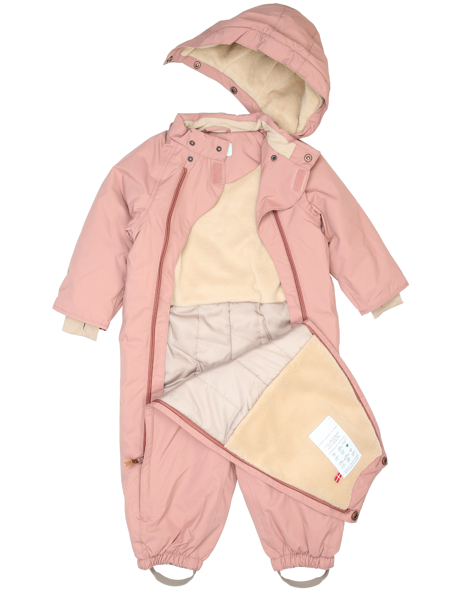 Schneeanzug MATWISTI mit Innenfleece in wood rose
