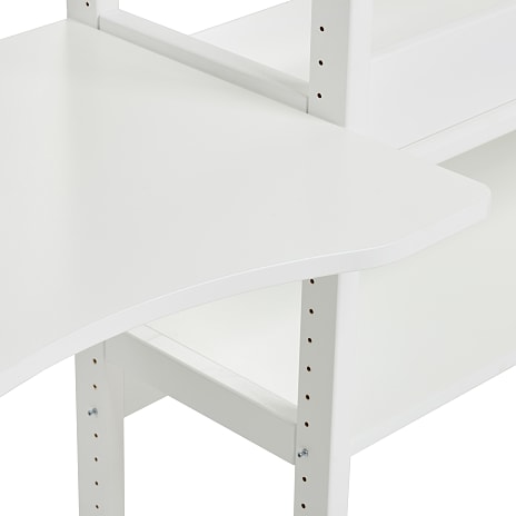 Hoppekids Storey reol med hylder, seng 90x200 cm og skriveplade